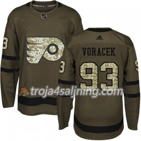 Philadelphia Flyers tröja Jakub Voracek 93 Adidas 2017-2018 Camo Grön Authentic - NHL Tröjor Herr
